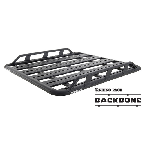 Rhino Rack Pioneer Tradie (1328mm x 1236mm) with Backbone to suit ISUZU D-Max Gen3, (X-Terrain) 4dr Ute Crew Cab (With Flush Rails) 20 to 