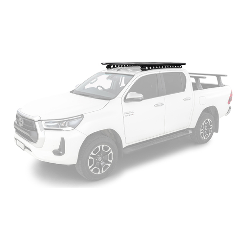 Rhino Rack Pioneer 6 Platform (1500mm x 1240mm) with Backbone to suit TOYOTA Hilux Gen 8 4dr Ute Double Cab 15 to 