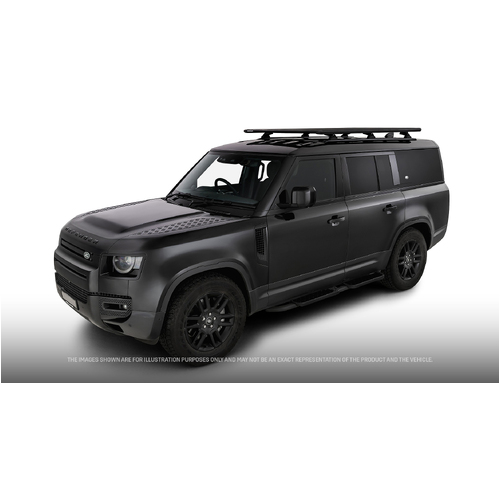 Rhino Rack Pioneer 6 Platform (2100mm x 1240mm) with RCL Legs to suit LAND ROVER Defender 130 L663 5dr SUV With Factory Track 23 to 