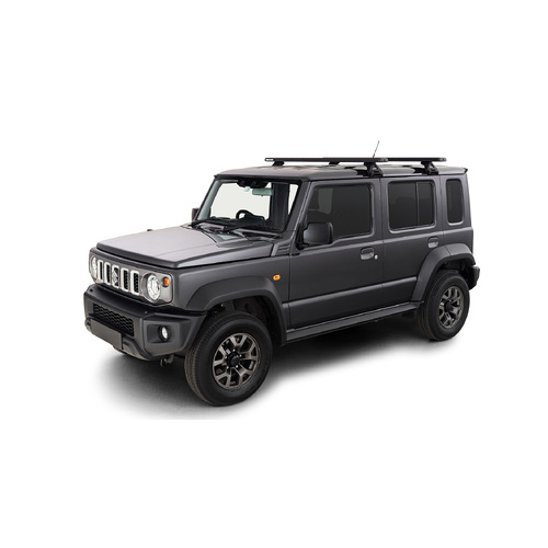 Rhino Rack Reconn-Deck RL110 Black 2 Bar Roof Rack to suit SUZUKI Jimny XL 5dr SUV 23 to 