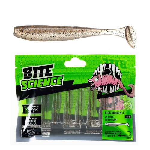 Bite Science Kick Minnow Soft Plastics