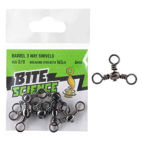 Bite Science 3 Way Barrel Swivels