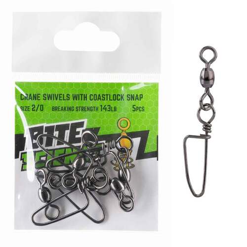 Bite Science Crane Swivel With Coast Lock Snap