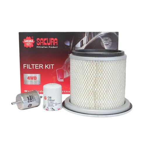 4WD Filter Kit For Nissan Patrol GU II TB45E 4.5L Petrol MPFI 04/2000-2001