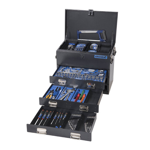 Kincrome Truck Box Tool Kit 219 Piece 3 Drawer Grey