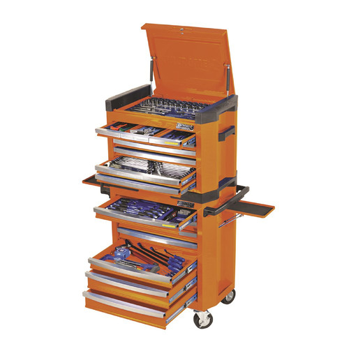 Kincrome Contour Tool Workshop 228 Piece 15 Drawer 29" Orange