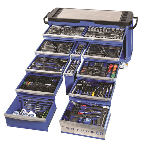 Kincrome Contour Tool Trolley Kit 498 Piece 12 Drawer 60"