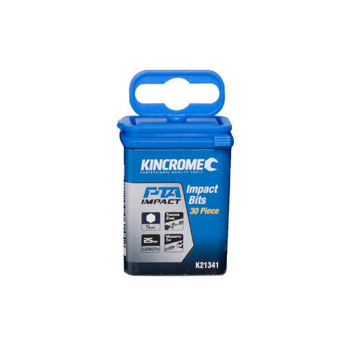 Kincrome Hex 5Mm Impact Bit 25Mm 30 Piece