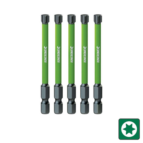 Kincrome Torx T25 Impact Bit 75Mm 5 Piece