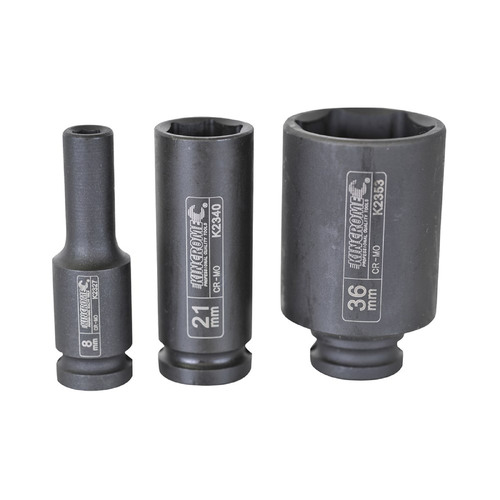 Kincrome Deep Impact Socket 9Mm 1/2" Drive