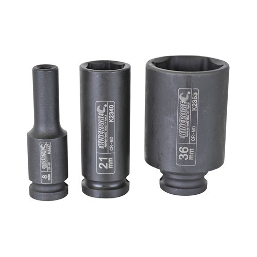 Kincrome Deep Impact Socket 19Mm 1/2" Drive