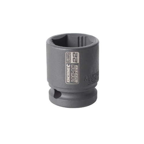 Kincrome Lok-On Impact Socket 22Mm 1/2" Drive