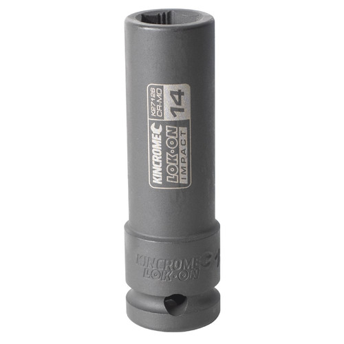 Kincrome Lok-On Deep Impact Socket 14Mm 1/2" Drive