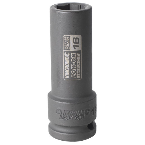 Kincrome Lok-On Deep Impact Socket 16Mm 1/2" Drive