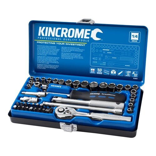 Kincrome Socket Set 48 Piece 1/4" Drive - Metric & Imperial