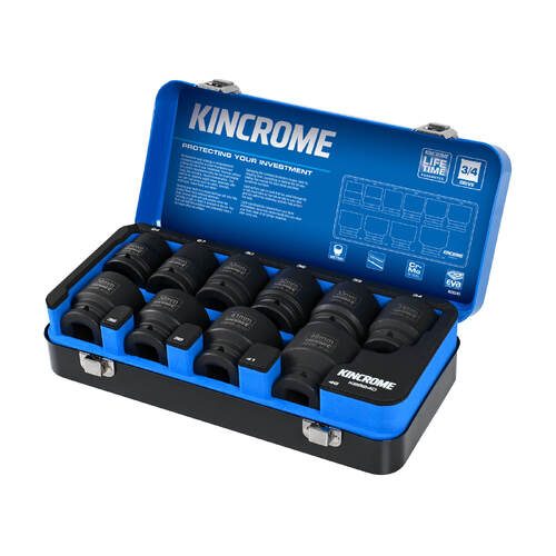 Kincrome Impact 3/4" Drive Socket Set Metric 10 Piece