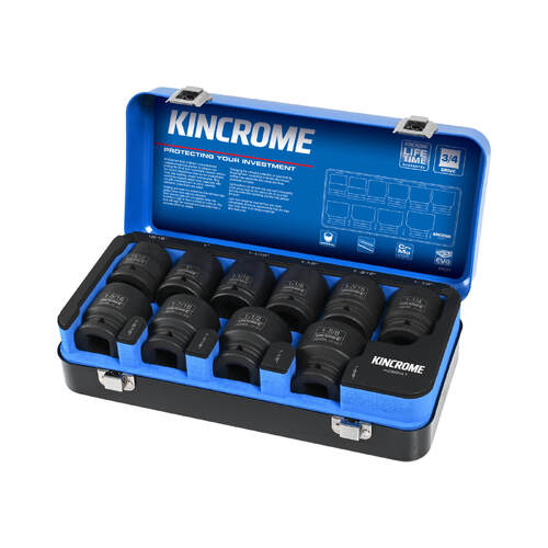 Kincrome Impact 3/4" Drive Socket Set Imperial 10 Piece