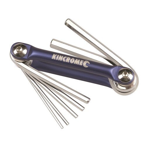 Kincrome Folding Hex Key Set 7 Piece Metric