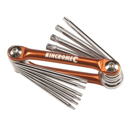 Kincrome Folding Tamperproof Torx Set 10 Piece