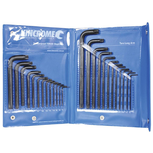 Kincrome Torx & Tamperproof Torx Set 25 Piece