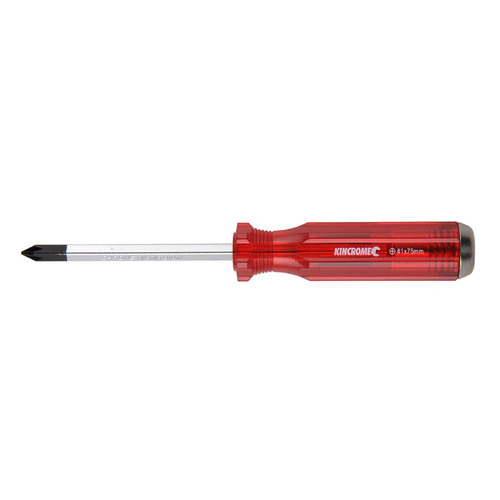 Kincrome Thru-Tang Screwdriver Phillips No.1 X 75Mm