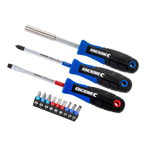 Kincrome Torquemasterft Screwdriver & Bit Set - 12 Piece