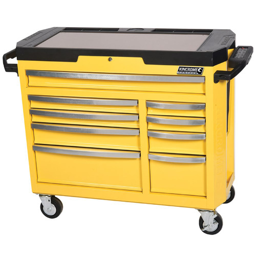 Kincrome Contour Tool Trolley 9 Drawer Wasp Yellow