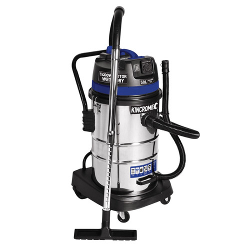 Kincrome Wet & Dry Workshop Vacuum 50L 240V/1400W