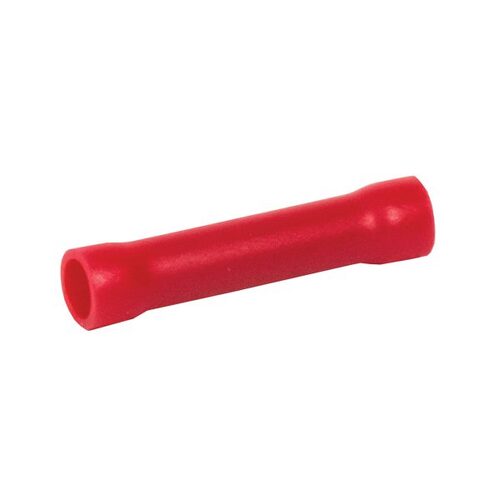 KT Accessories Terminals, Butt Splice, Red, Pack 8