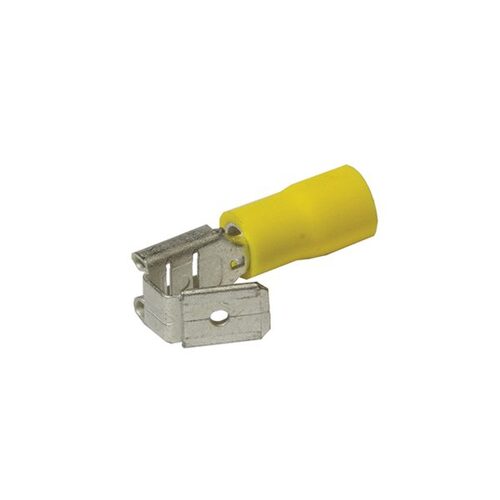 KT Accessories Terminals, Piggy Back, Yellow, Pack 8