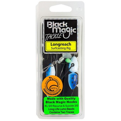 Black Magic KL/Suicide Longreach Rig -Blue/White Float