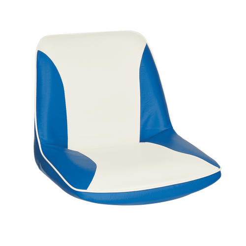 C- Seat Upholstered Blue/White