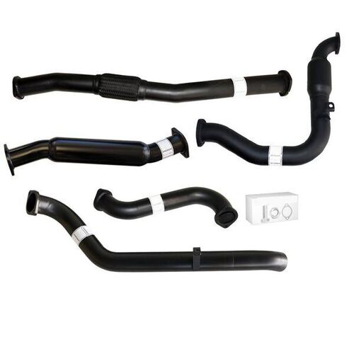 Nissan Patrol GU Y61 3.0L 2000 -2016 Ute, Wagon 3" Turbo Back Carbon Offroad Exhaust With Cat & Hotdog