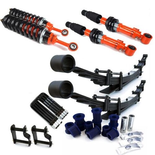 Outback Armour Suspension Kit For Mitsubishi  Triton MQ/MR 2015 + Onwards Adjustable Bypass HD