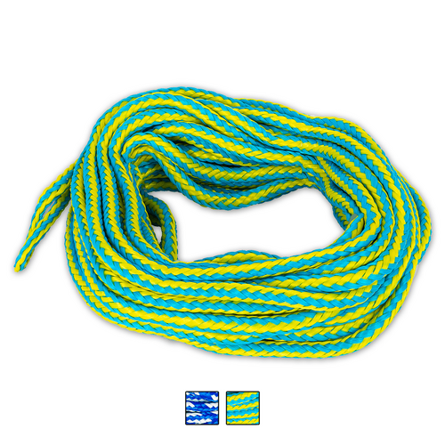 O'Brien 4 Person Floating Tube Rope - Yellow/Aqua