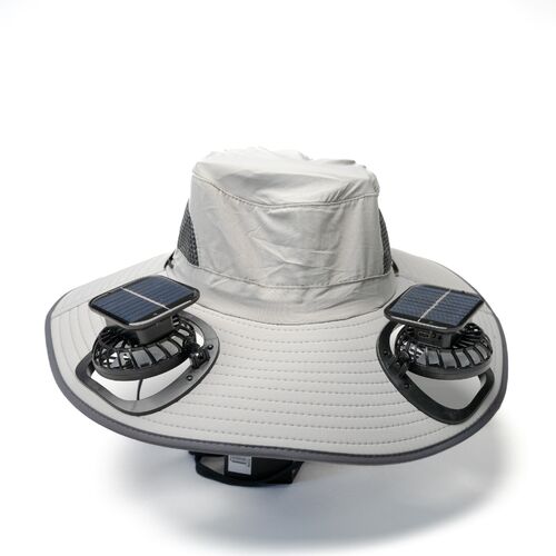 Wide Brim Solar Fan Hat