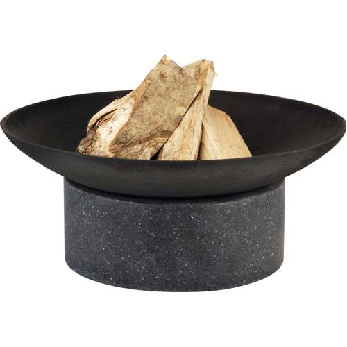 Wildtrak Fire Pit Granito Stone Base Dia.40X15Cm W/Bowl 59X12Cm