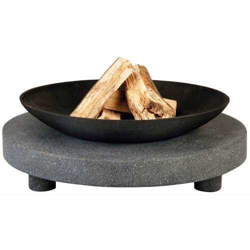 Wildtrak Fire Pit Granito Stone Base Dia.70X13.2Cm W/Bowl 59X12Cm