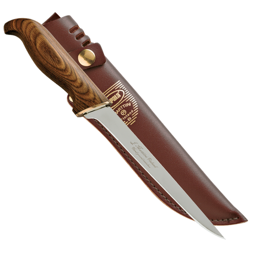 Marttiini Presentation Filleting Laminate Knife - Brown