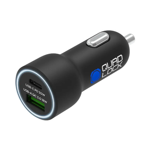 Quad Lock 360 Accessory - Dual USB 12V Car Charger