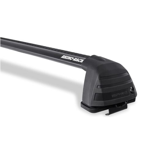 Rhino Rack Vortex Roc25 Flush Black 1 Bar Roof Rack (Front) For Mazda Bravo 2Dr Ute Single Cab 02/99 To 11/06