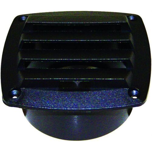 Louvre/Blower Vent Black Nylon 100mm Hose