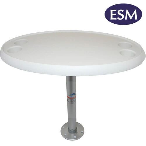 Esm Oval Table & Fix Pedestal