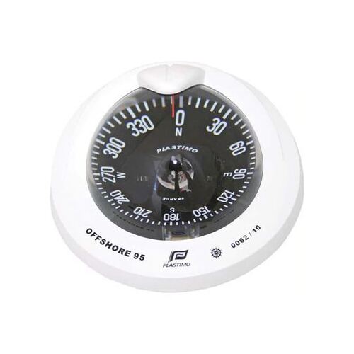 Plastimo Compass Offshore 95 Flush Mount - Flat White