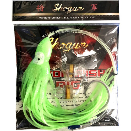 Shogun Deep Sea Rig - Lumo Green 3 x 13/0