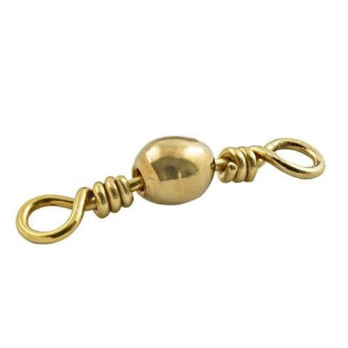 Seahorse Brass Barrel Swivel Bulk 29pcs - Size 1