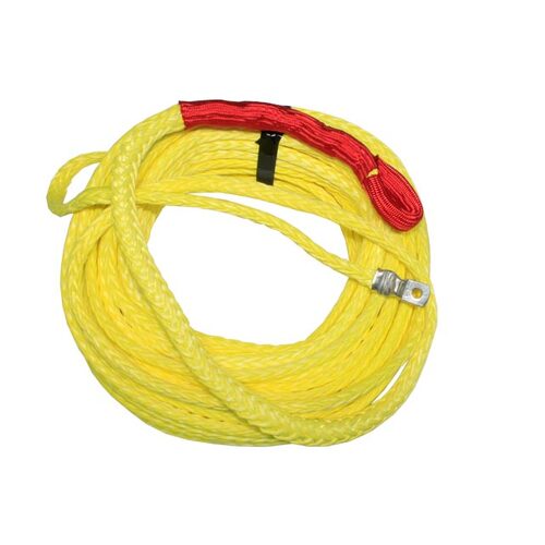 Winch Rope Polyurethane Coated 10mm x 40m Hi-Vis Yellow (Each) - SUP-SWR10-40YL