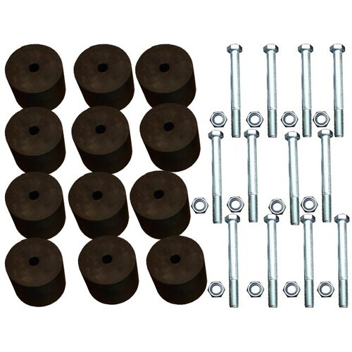 Body Lift Kits 2 Inch (50mm) Lift Suitable For Nissan Patrol GQ Wagon with 12mm Bolts (Kit) - BLKPATGQWAG12-XXX