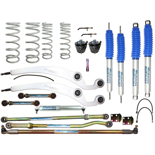 Superior Nitro Gas Twin Tube Dropped Radius 6 Inch (150mm) Lift Kit Suitable For Nissan Patrol GQ (Kit)