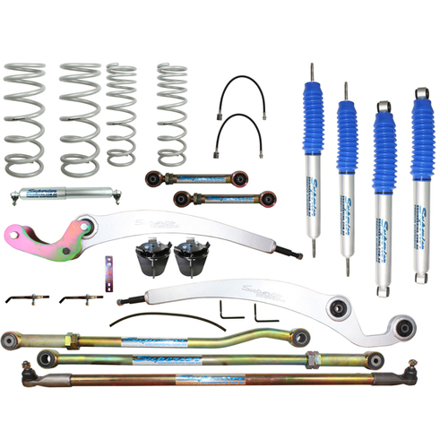 Superior Nitro Gas Twin Tube Superflex 3 Inch (75mm) Lift Kit Suitable For Nissan Patrol GQ (Kit)